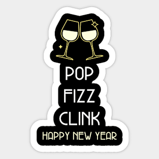 Happy New Year Sticker